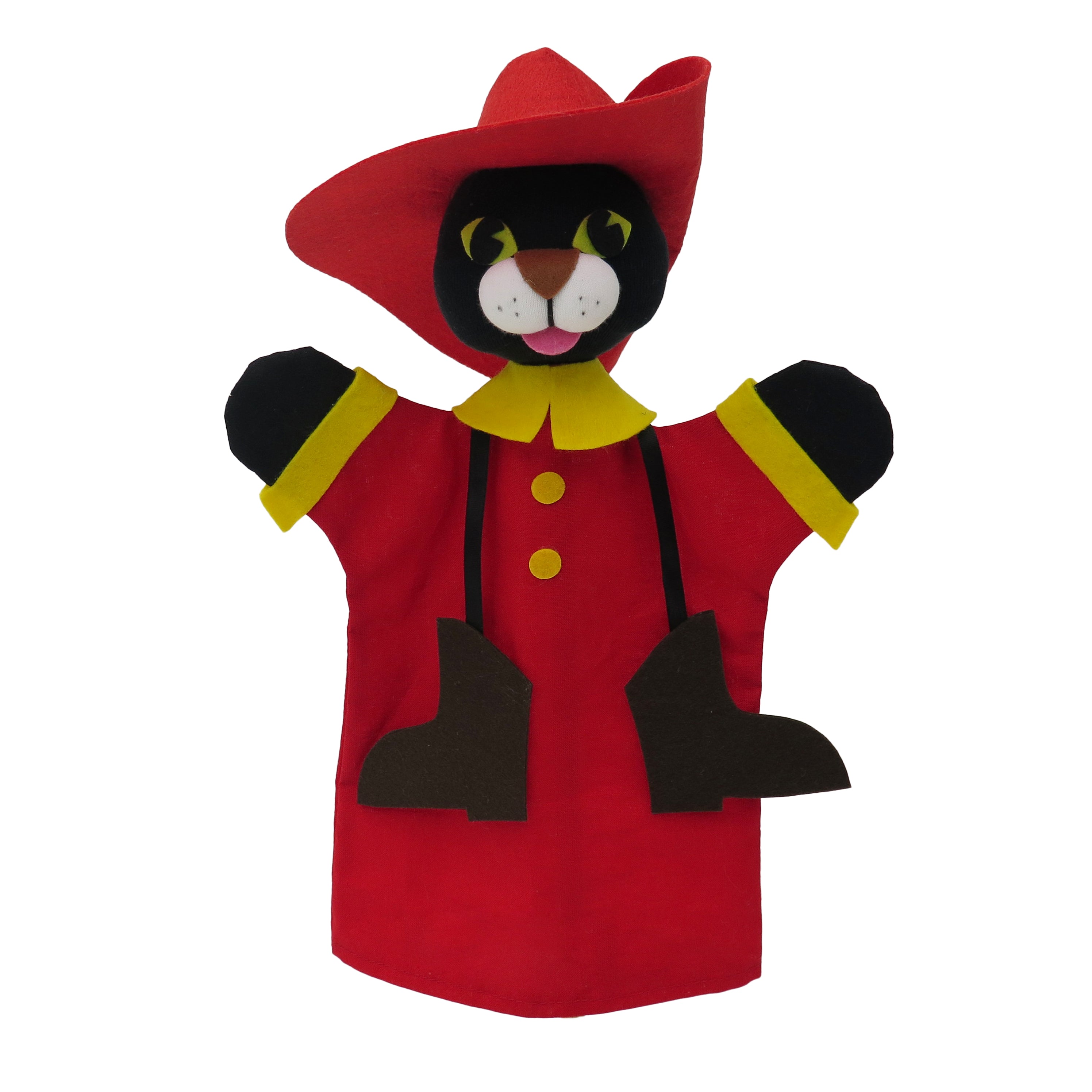 Handpuppe Kater in Stiefeln 30 cm, 22412A