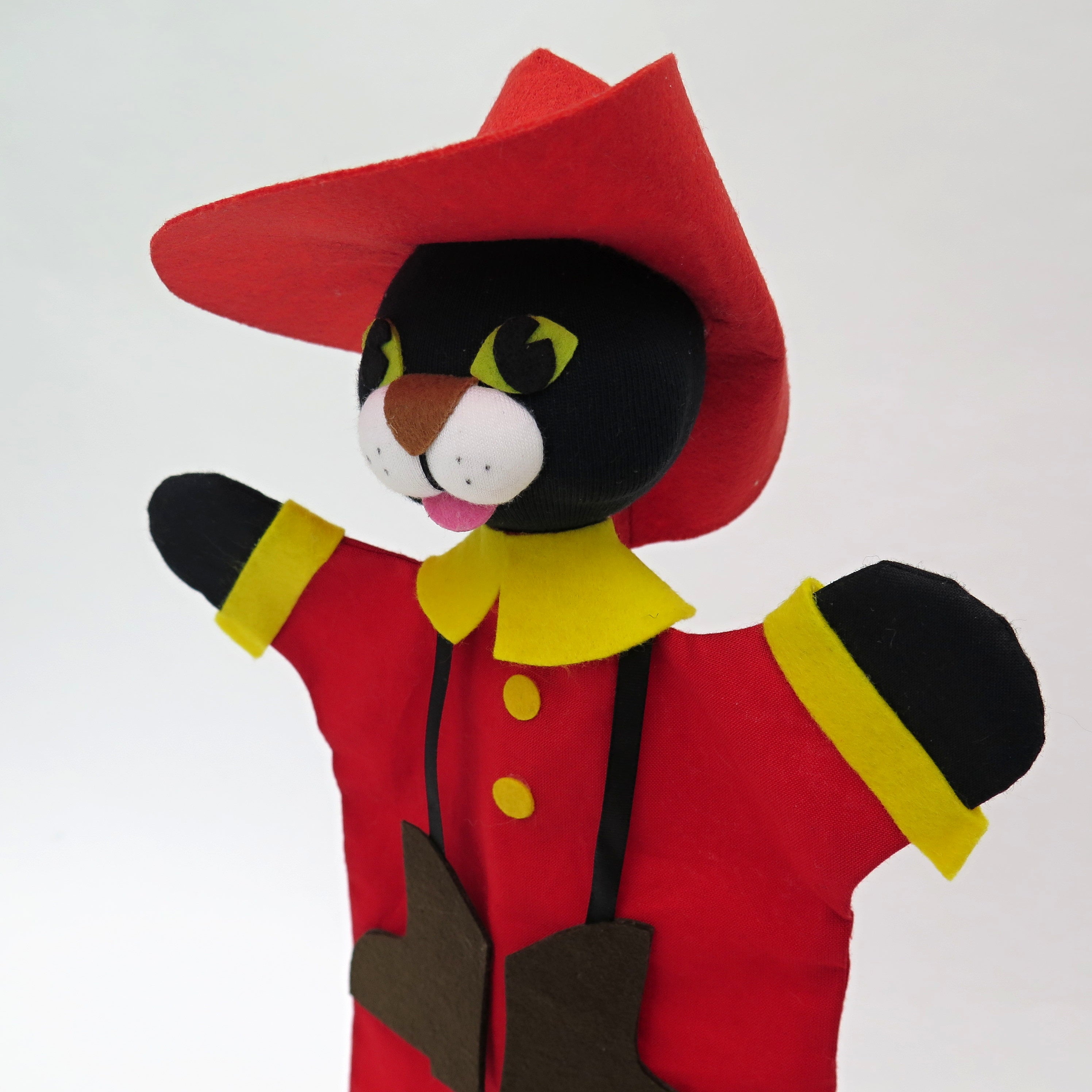 Handpuppe Kater in Stiefeln 30 cm, 22412A