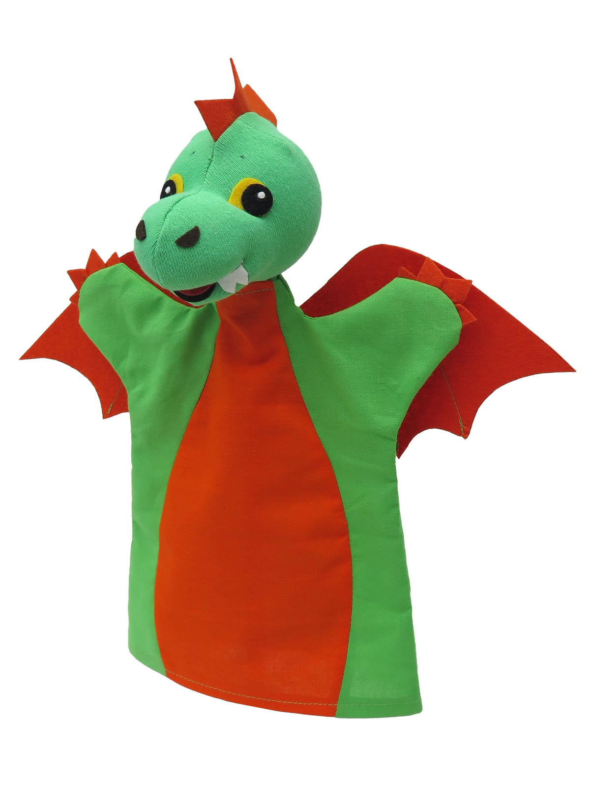 Hand Puppet Dragon 28 cm, Multicolour