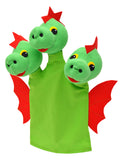 Hand Puppet Dragon 31 cm, Multicolour