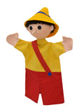 Hand Puppet Pinocchio 29 cm, Multicolour Hand Puppet - Pintado & Lacado
