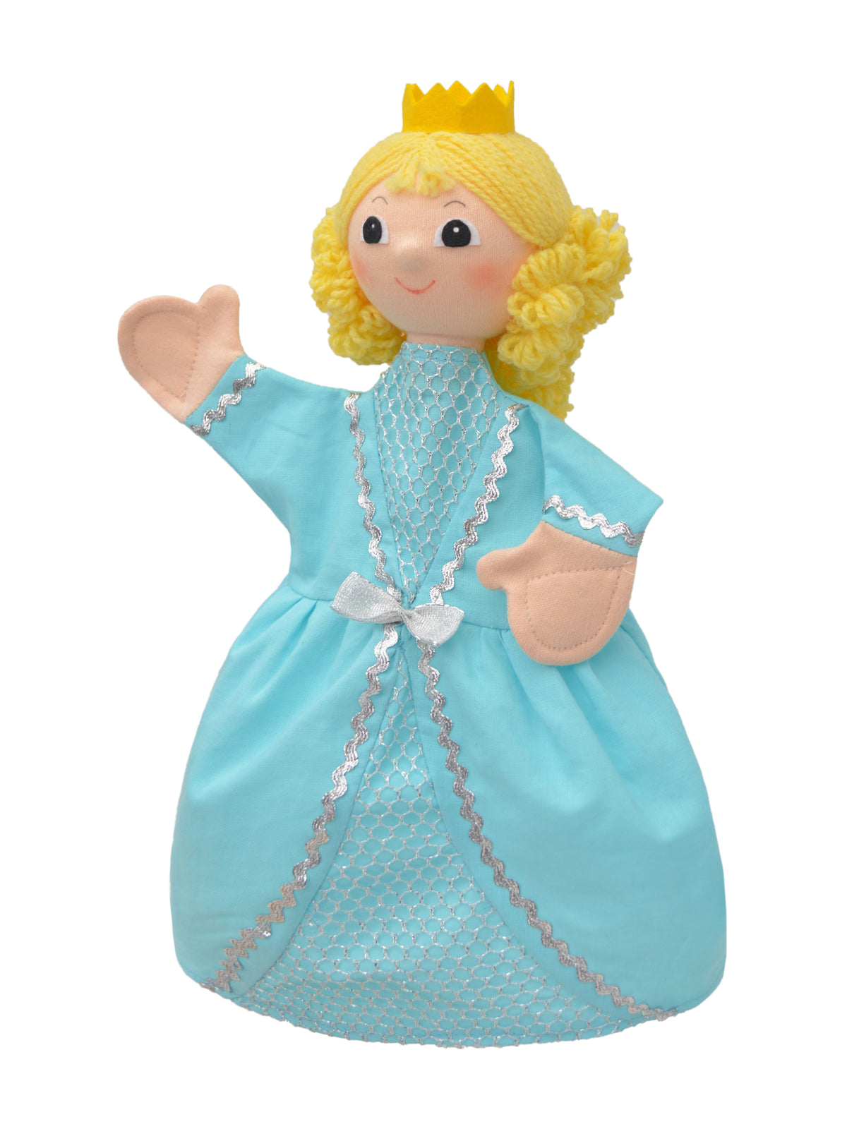 Hand Puppet Princess 29 cm, Multicolour Hand Puppet - Pintado & Lacado