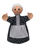 Hand Puppet Grandmother 27 cm, Multicolour Hand Puppet - Pintado & Lacado