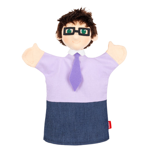 Hand Puppet Dad 29 cm, Multicolour Hand Puppet - Pintado & Lacado