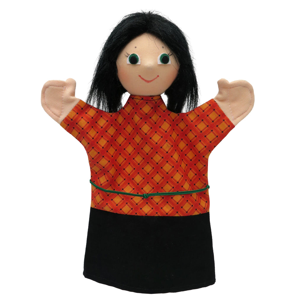 Hand Puppet Evil Mom 27 cm, Multicolour Hand Puppet - Pintado & Lacado