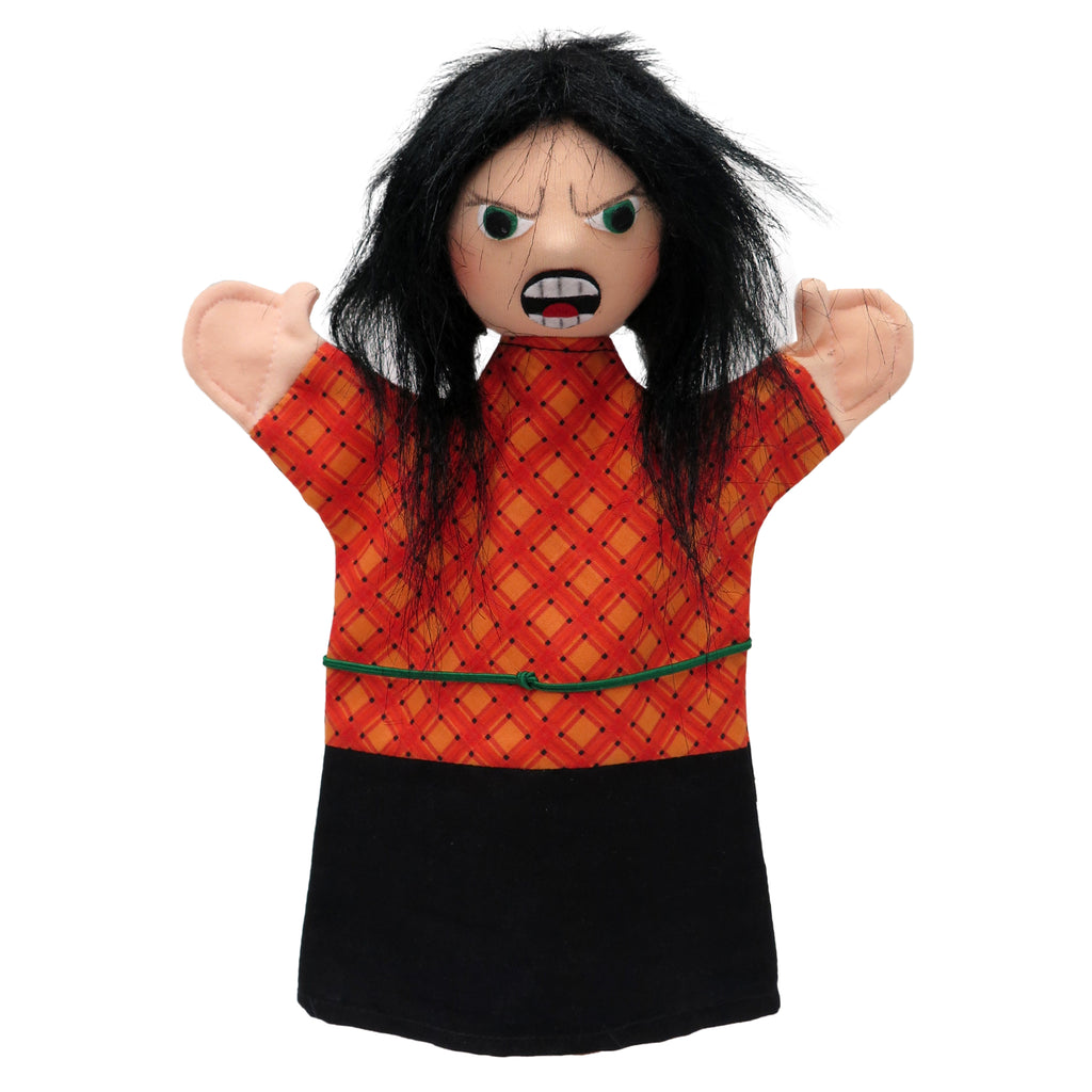 Hand Puppet Evil Mom 27 cm, Multicolour Hand Puppet - Pintado & Lacado