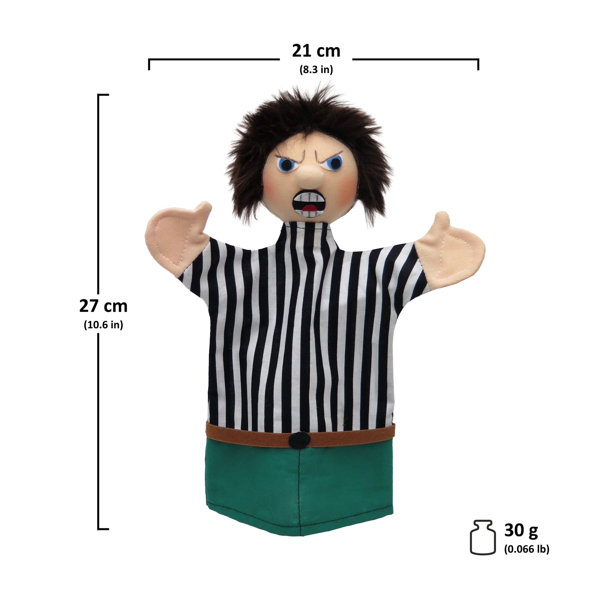 Maňásek na ruku Táta zlý/hodný 27 cm