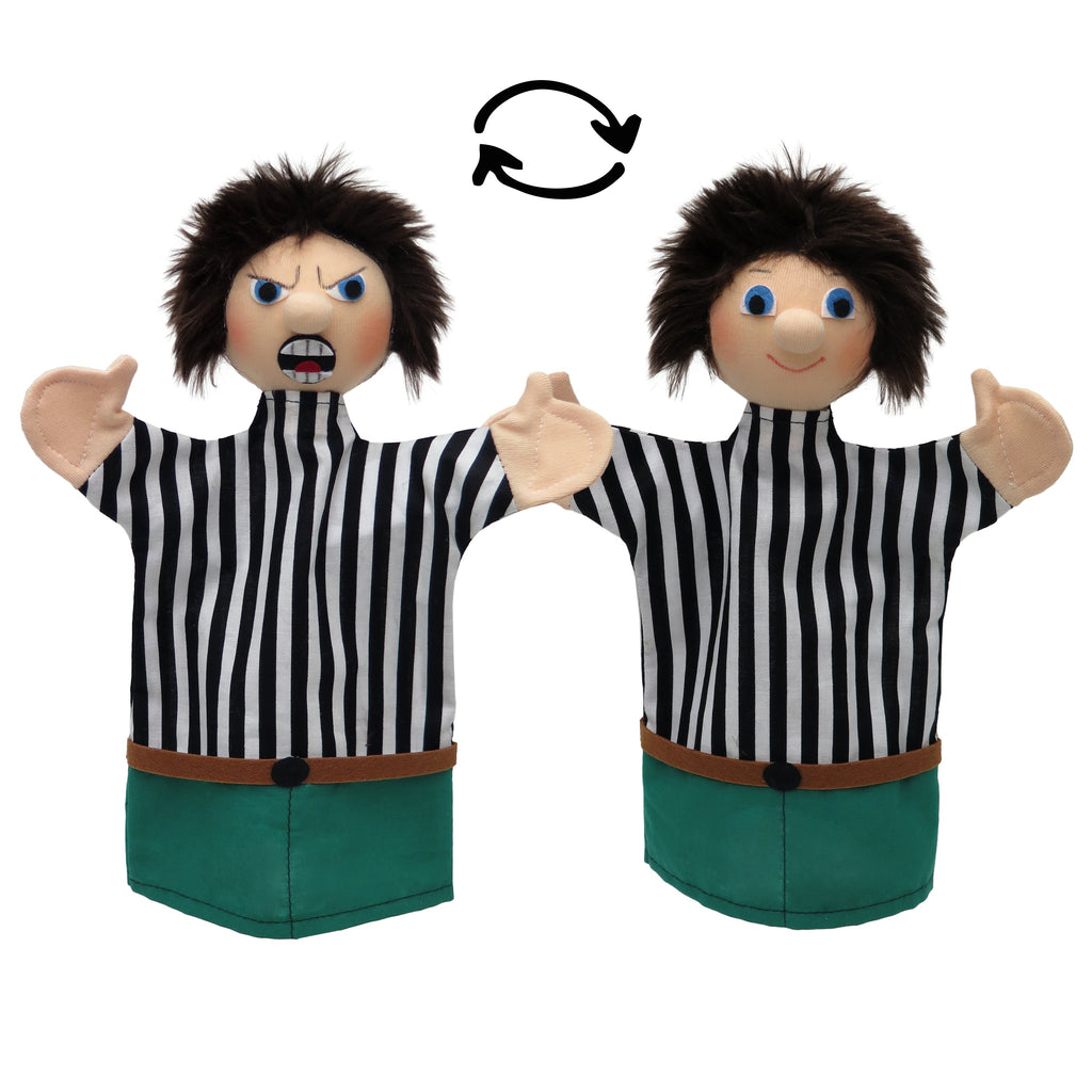 Hand Puppet Evil Dad 27 cm, Multicolour Hand Puppet - Pintado & Lacado