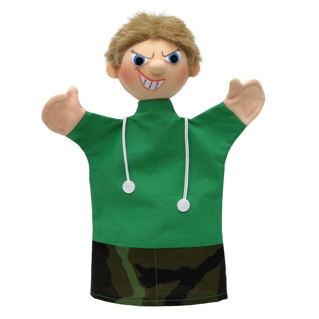 Hand Puppet Evil Boy 27 cm, Multicolour