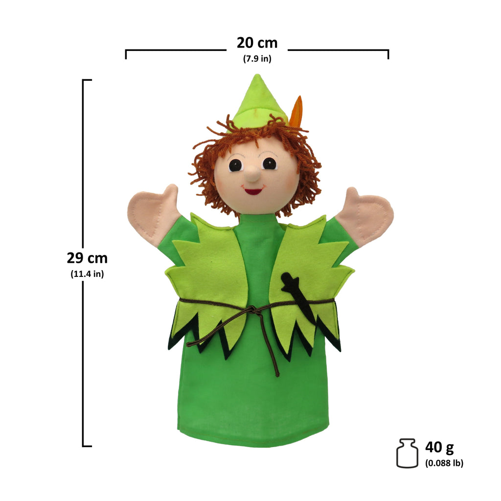 Handpuppe Petr Pan 29 cm, 22654A