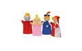 Set of Hand Puppets Royal Court 18,5 cm, Multicolour Set of Hand Puppets - Pintado & Lacado