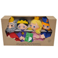 Set of Hand Puppets Royal Court 18,5 cm, Multicolour Set of Hand Puppets - Pintado & Lacado