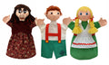 Set of Hand Puppets Hansel & Gretel 28 cm, Multicolour Set of Hand Puppets - Pintado & Lacado