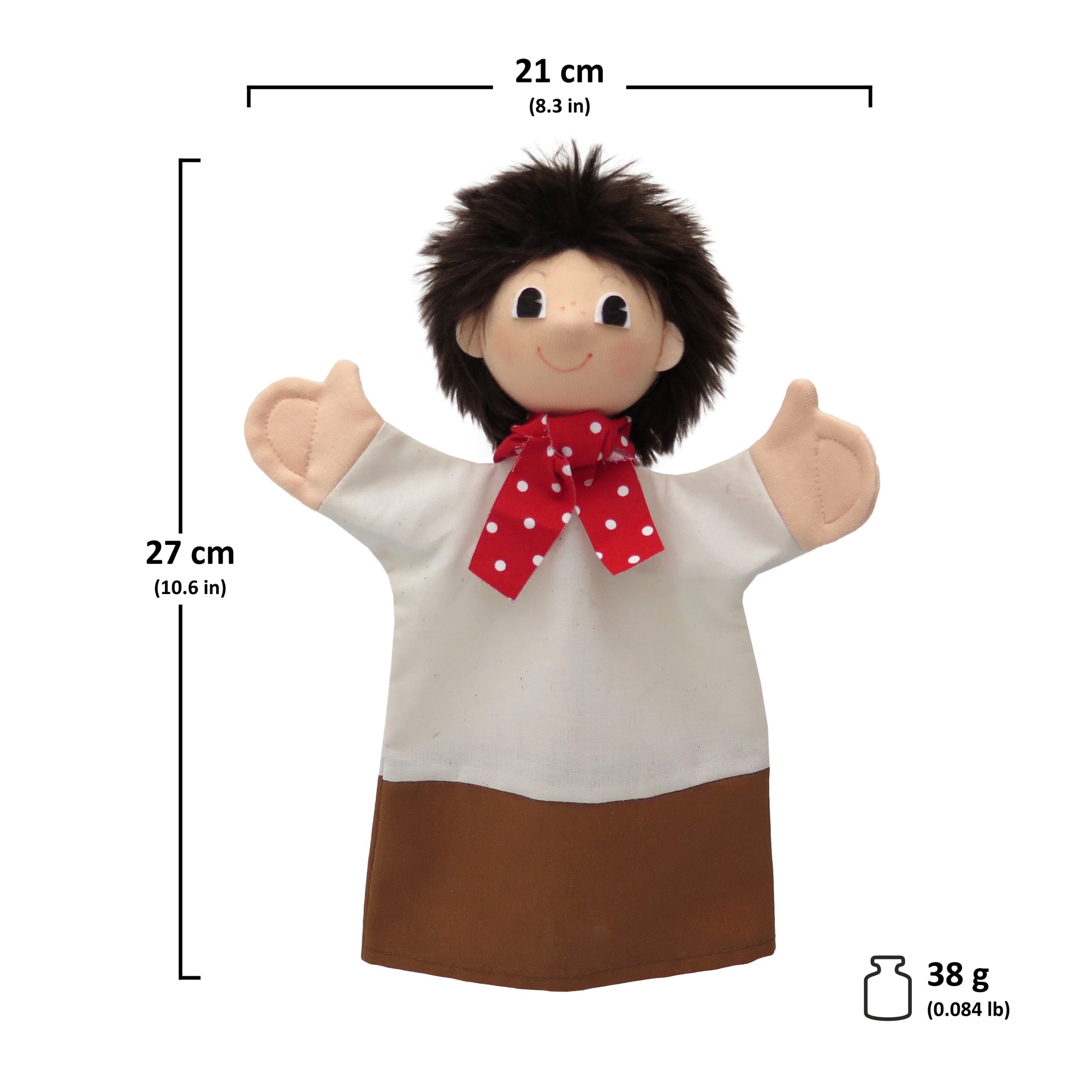 Handpuppe Hansel 27 cm, 22829B