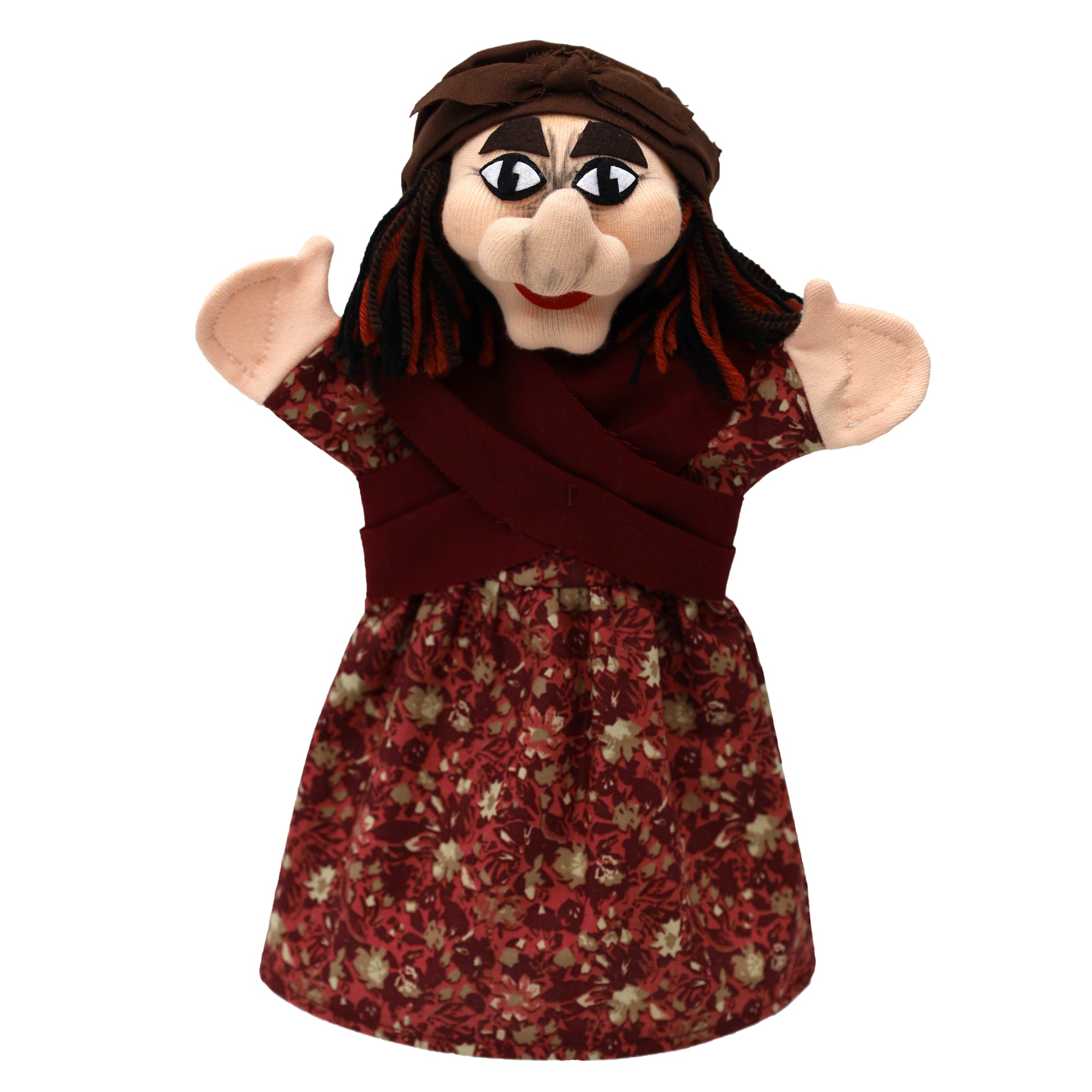 Handpuppe Hexe 28 cm, 22834C