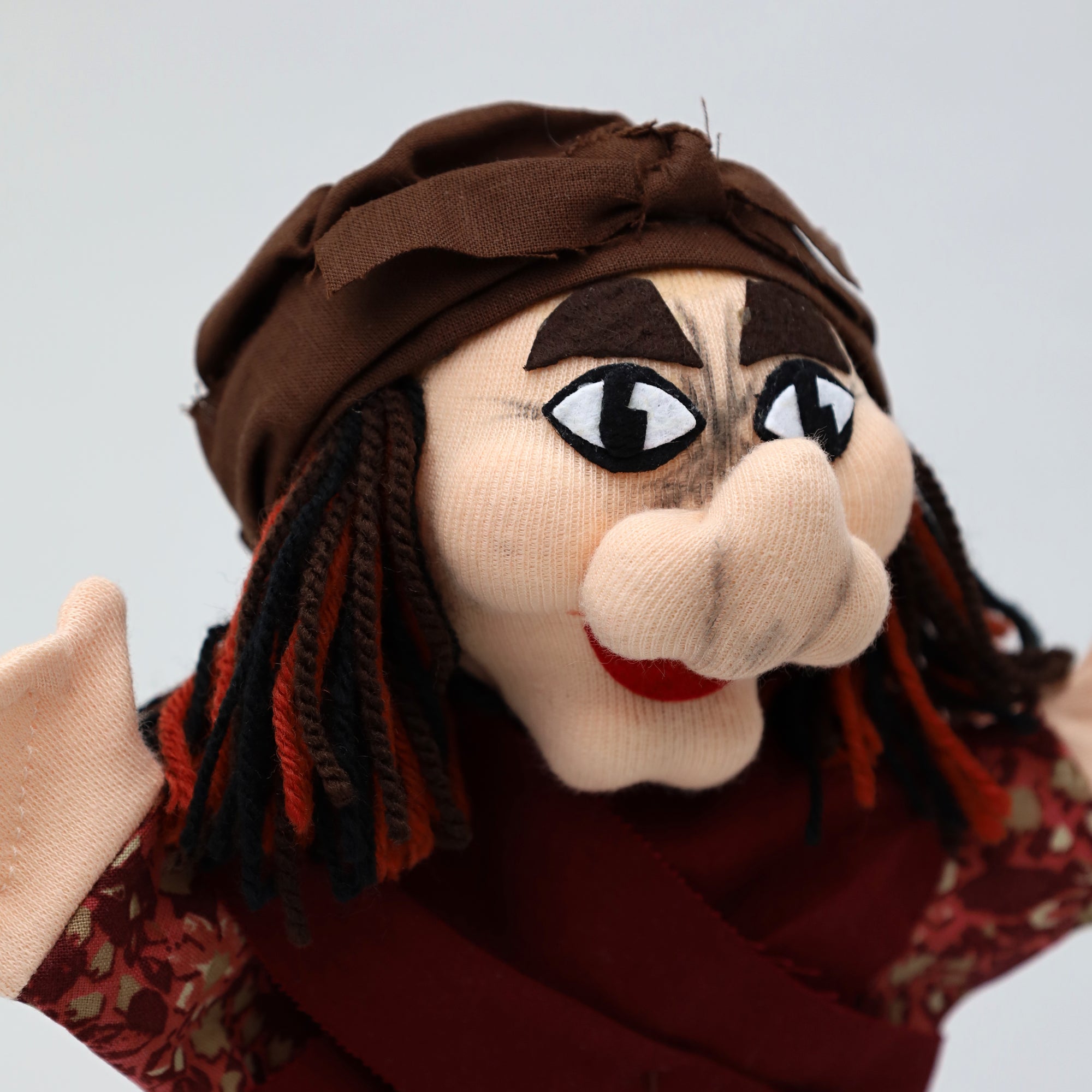Handpuppe Hexe 28 cm, 22834C