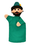 Hand Puppet Hunter (The Little Red Riding Hood) 28 cm, Multicolour Hand Puppet - Pintado & Lacado