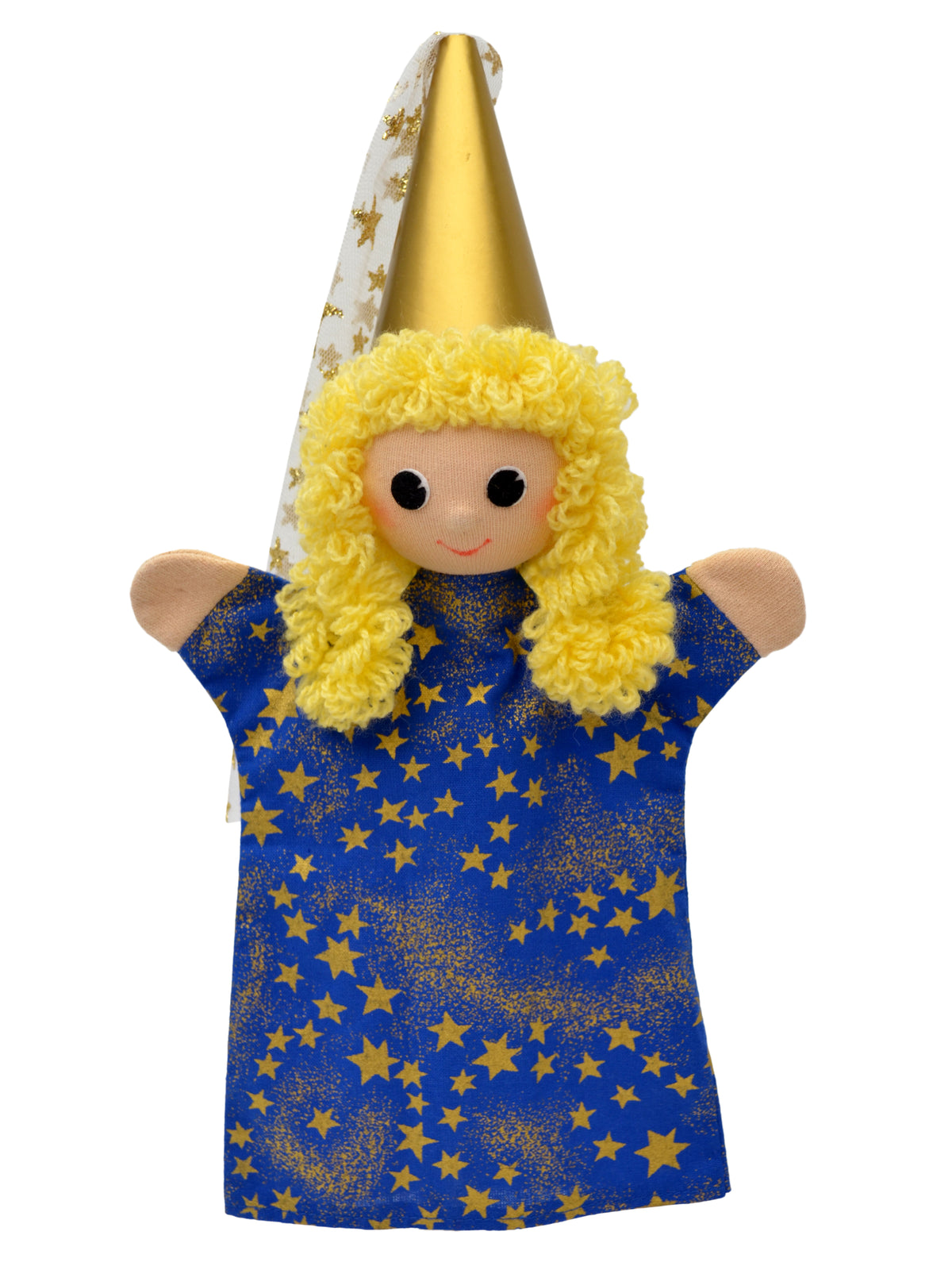 Hand Puppet Fairy 35 cm, Multicolour Hand Puppet - Pintado & Lacado