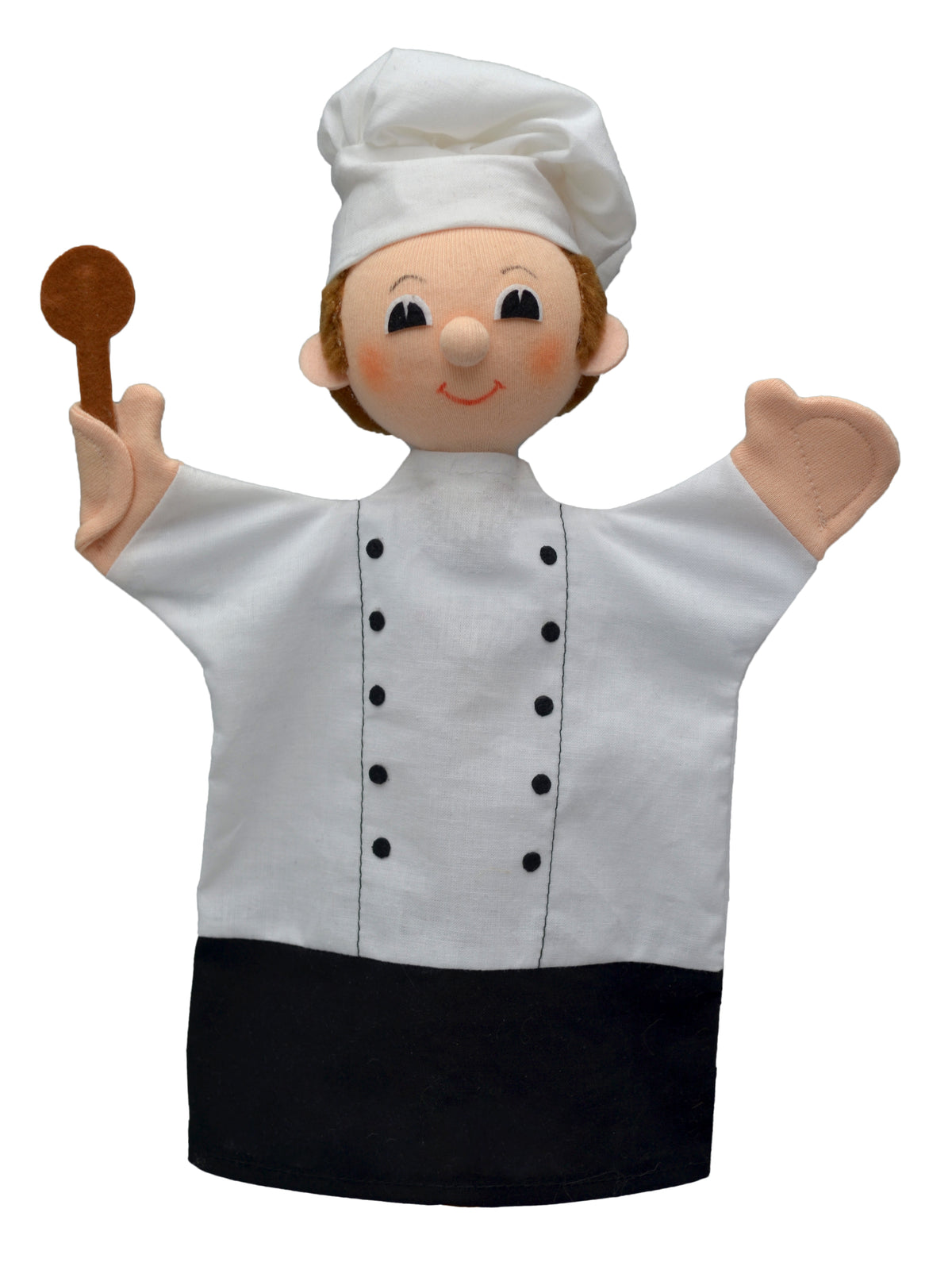 Hand Puppet Chef 30 cm, Multicolour