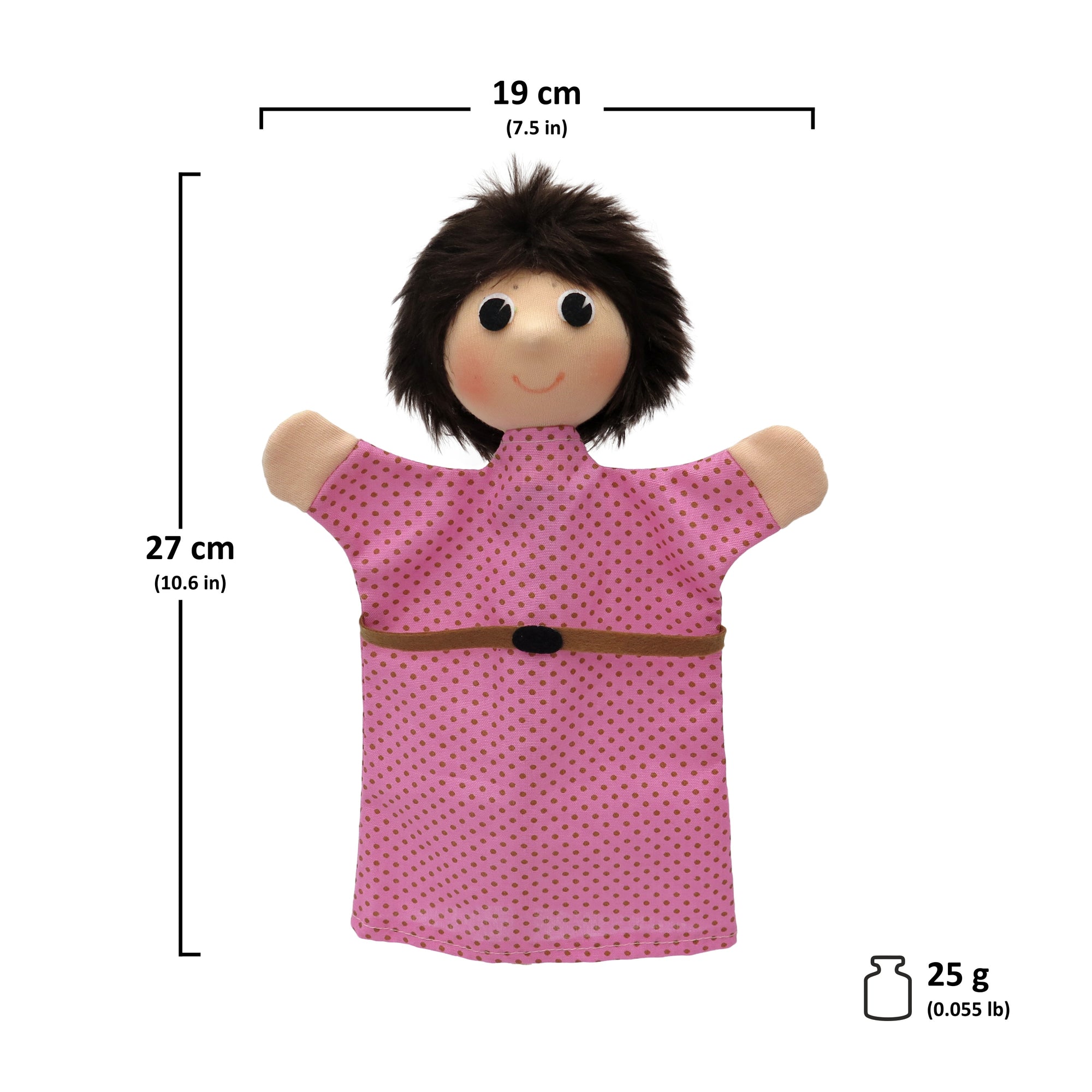 Maňásek na ruku Máma 27 cm