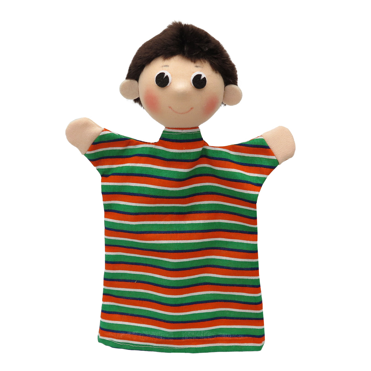 Hand Puppet Boy 26 cm, Multicolour