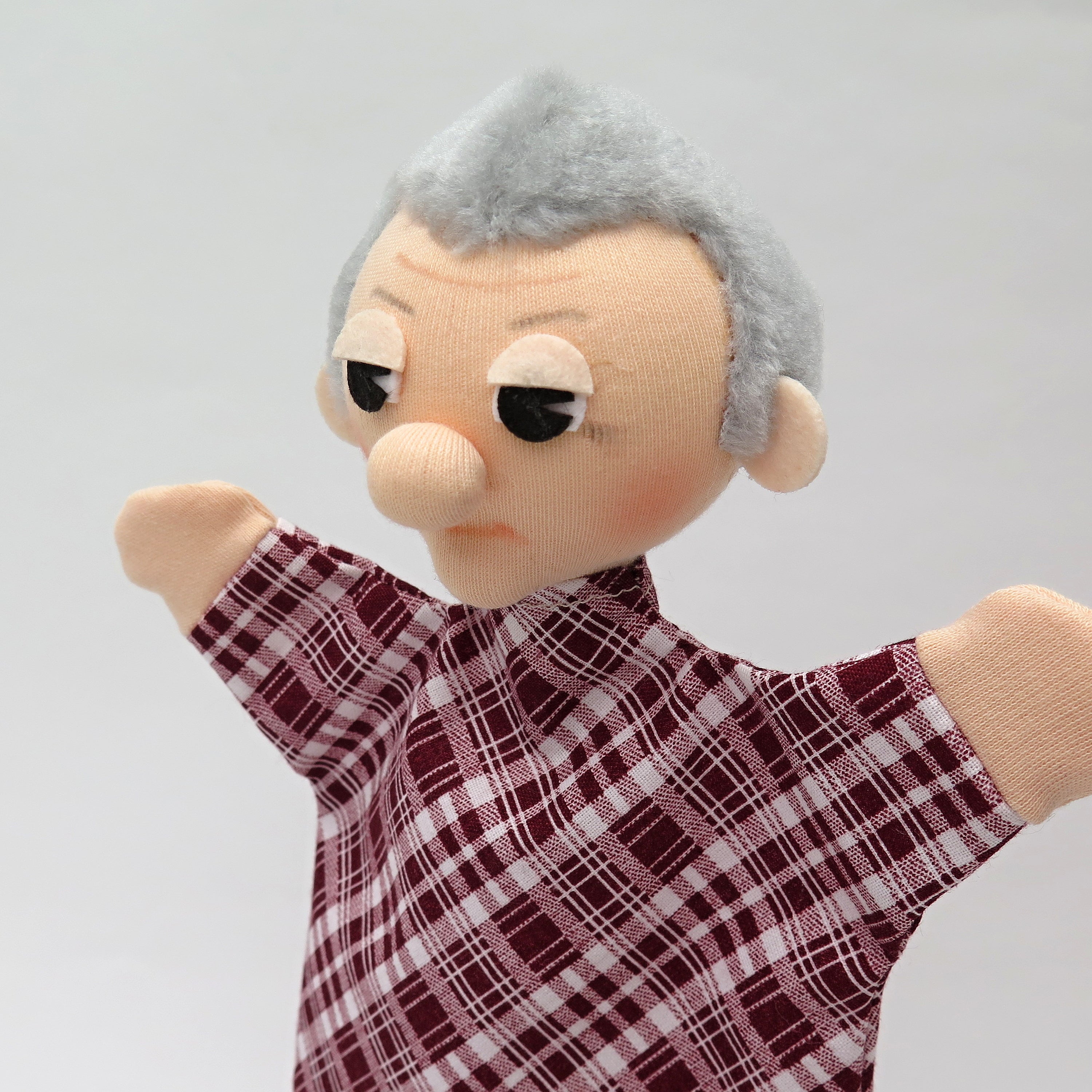 Handpuppe Opa Großvater 26 cm, 22897A