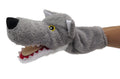 Hand Puppet Wolf 8 cm, Grey