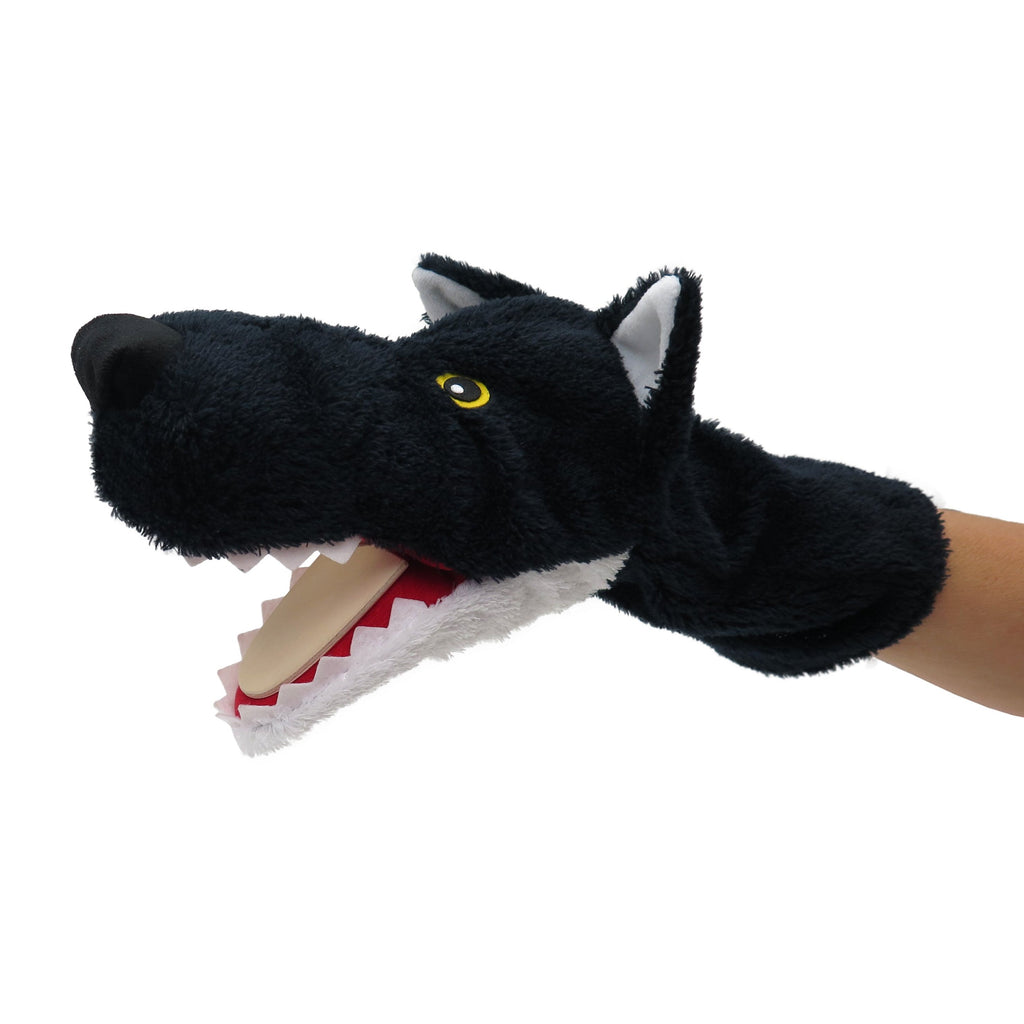 Handpuppe Wolf 8 cm, 23446C