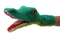 Hand Puppet Crocodille 38 cm, Green Hand Puppet - Pintado & Lacado