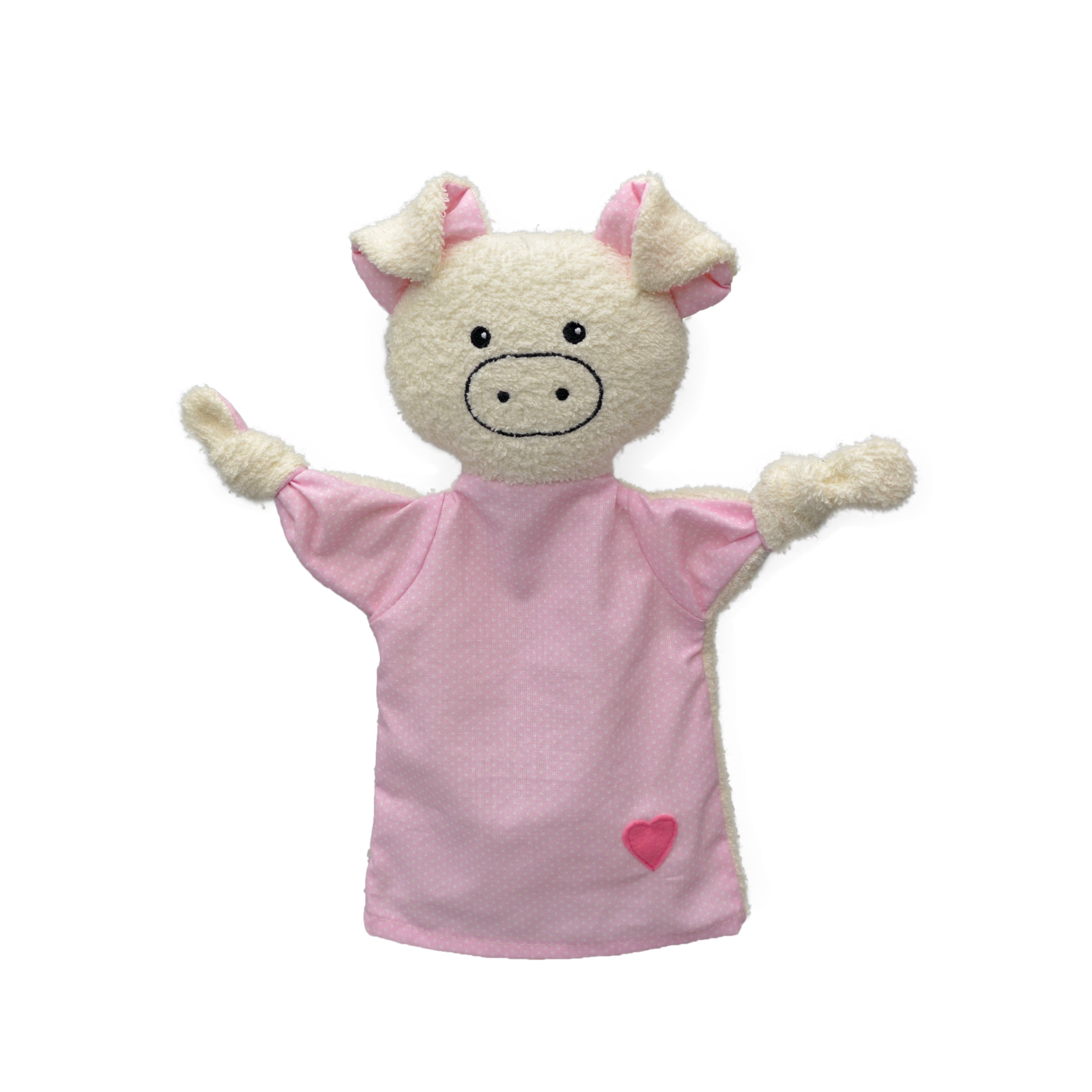 Handpuppe Schwein 28 cm, 23614A