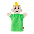 Hand Puppet Emotion Fear - Boy 31 cm, Green