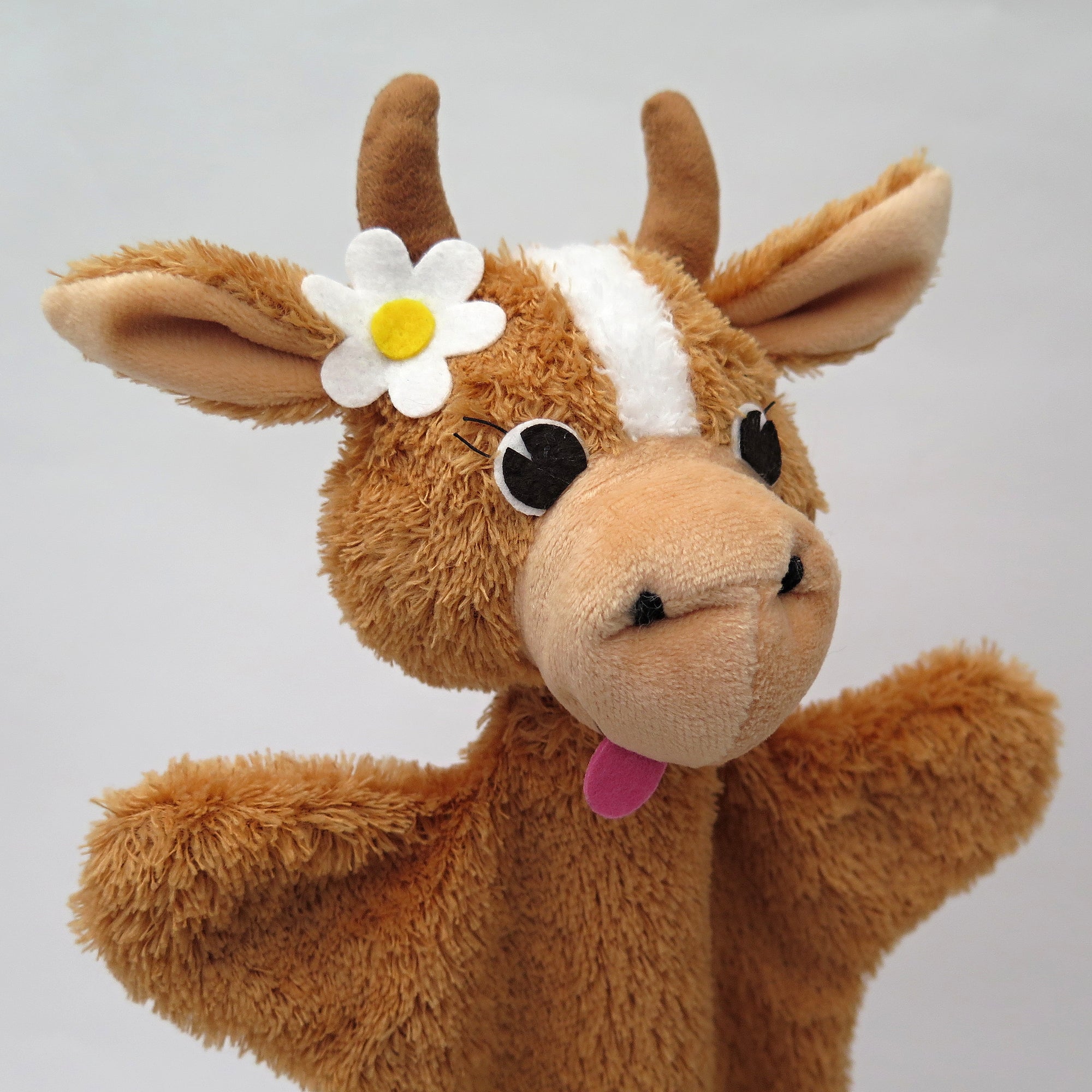 Handpuppe Kuh 30 cm, 24335A