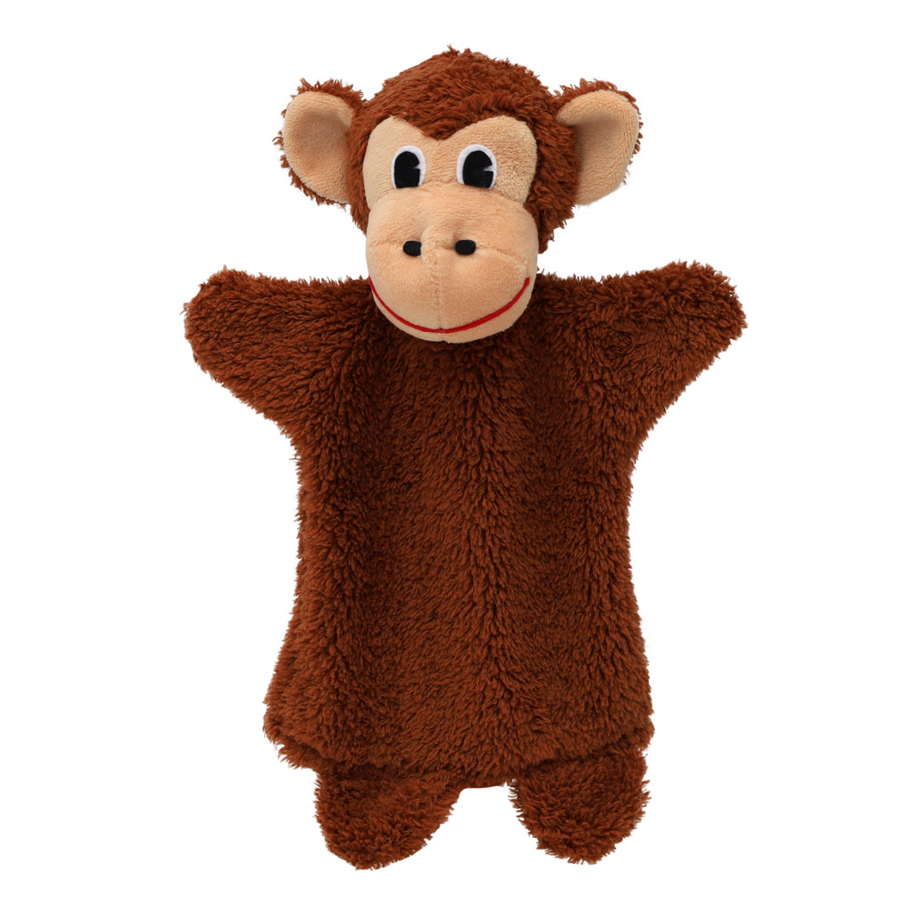 Hand Puppet Ape 27 cm, Brown Hand Puppet - Pintado & Lacado