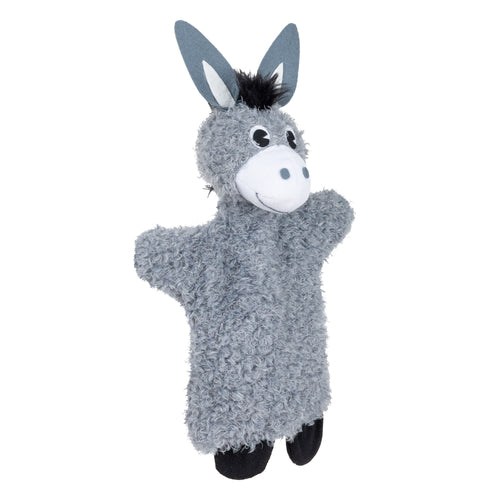 Hand Puppet Donkey 32 cm, Multicolour Hand Puppet - Pintado & Lacado