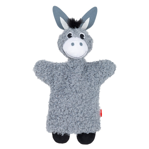 Hand Puppet Donkey 32 cm, Multicolour Hand Puppet - Pintado & Lacado