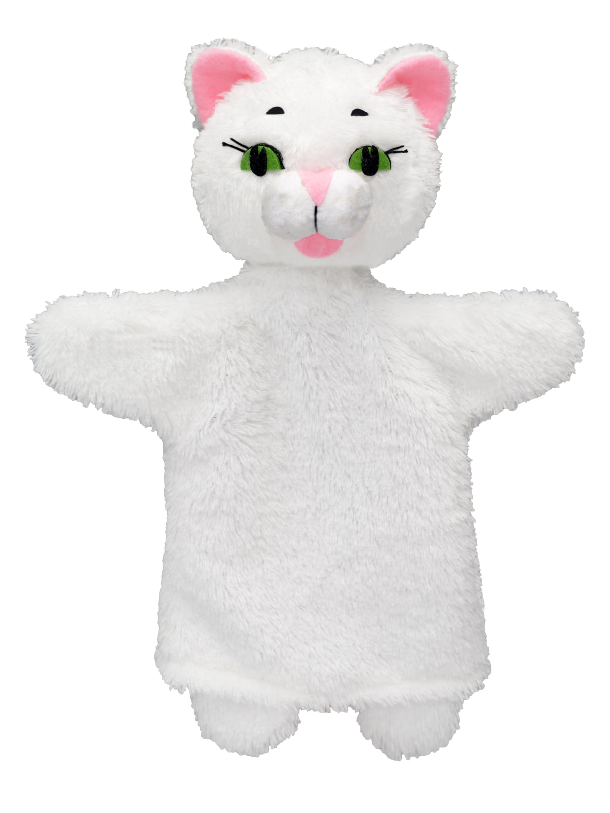 Hand Puppet Cat 26 cm, Multicolour Hand Puppet - Pintado & Lacado