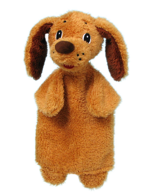 Hand Puppet Dog 28 cm, Multicolour Hand Puppet - Pintado & Lacado