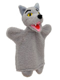 Hand Puppet Wolf 30 cm, Multicolour