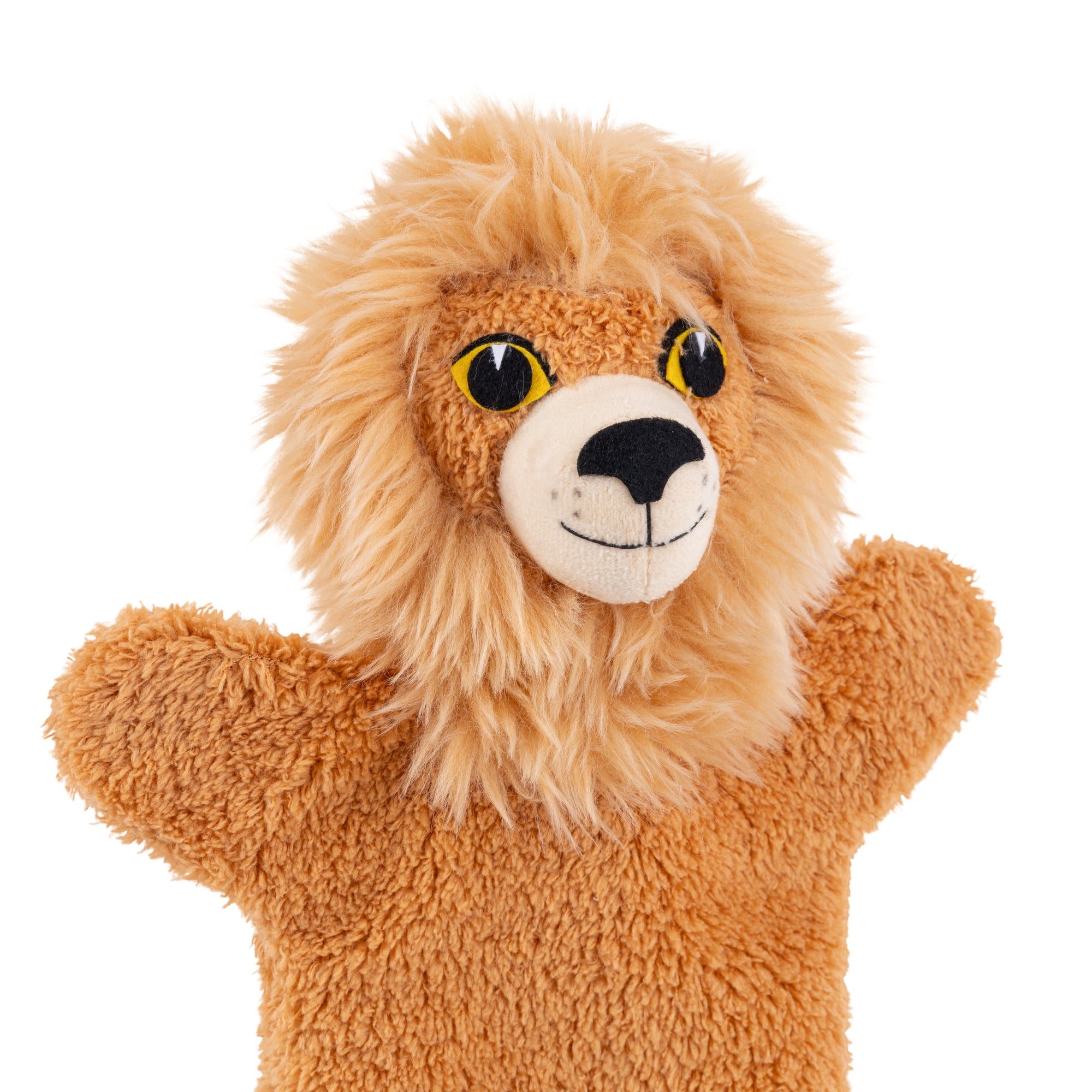 Handpuppe Glücklicher Löwe 28 cm, 24620C