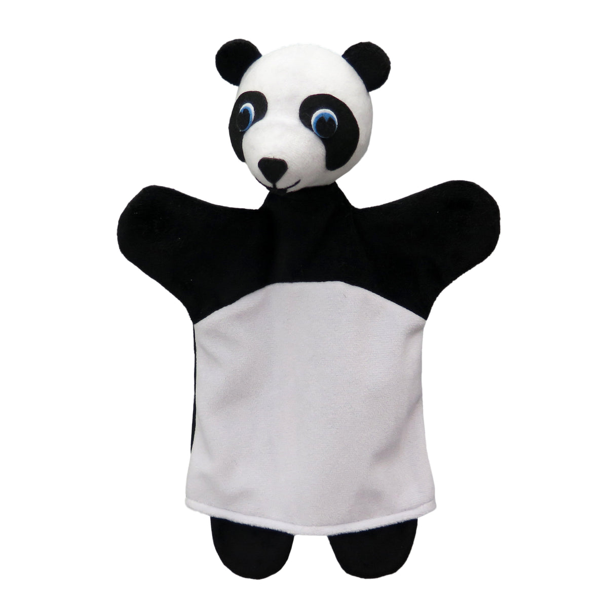 Hand Puppet Panda 27 cm, Black