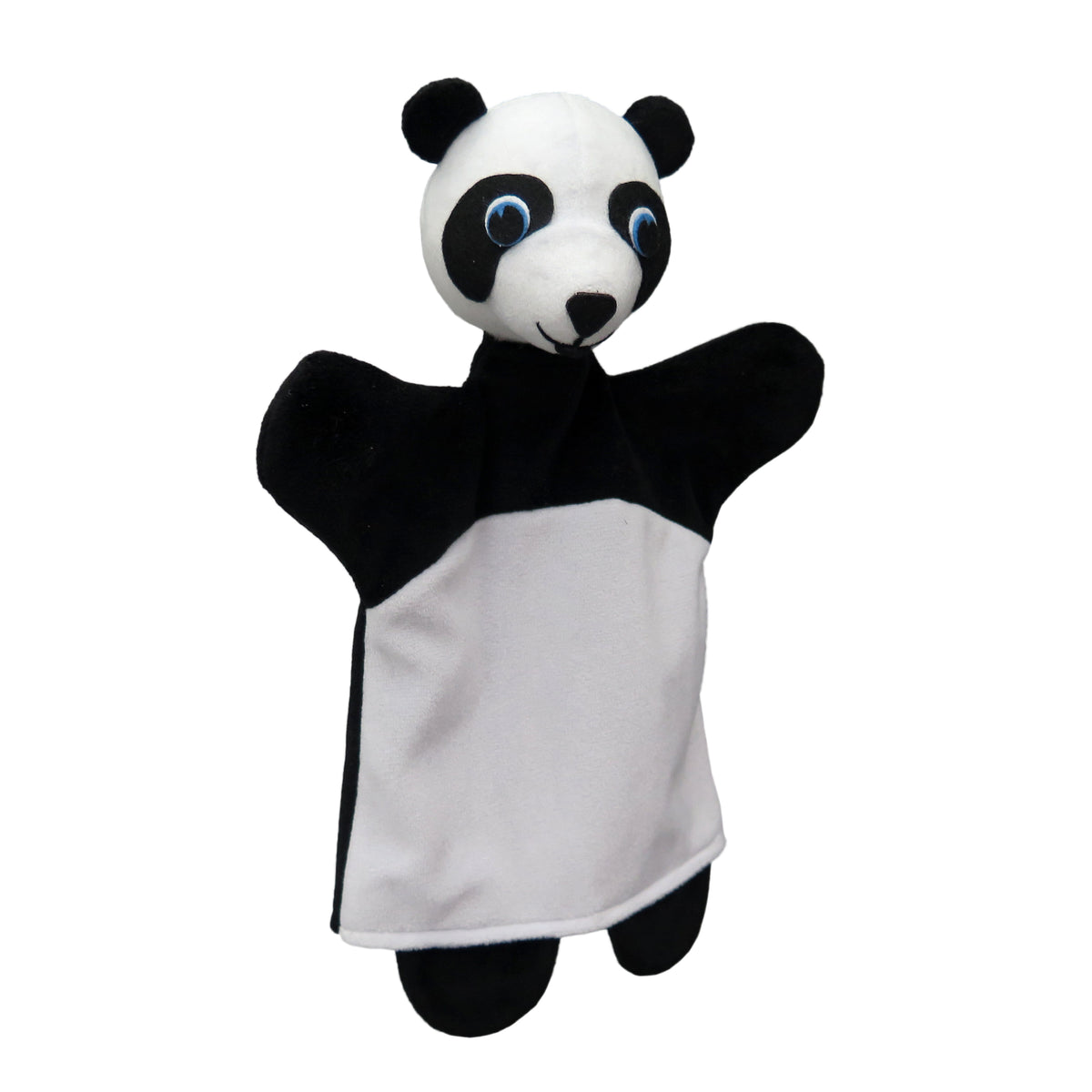 Hand Puppet Panda 27 cm, Black