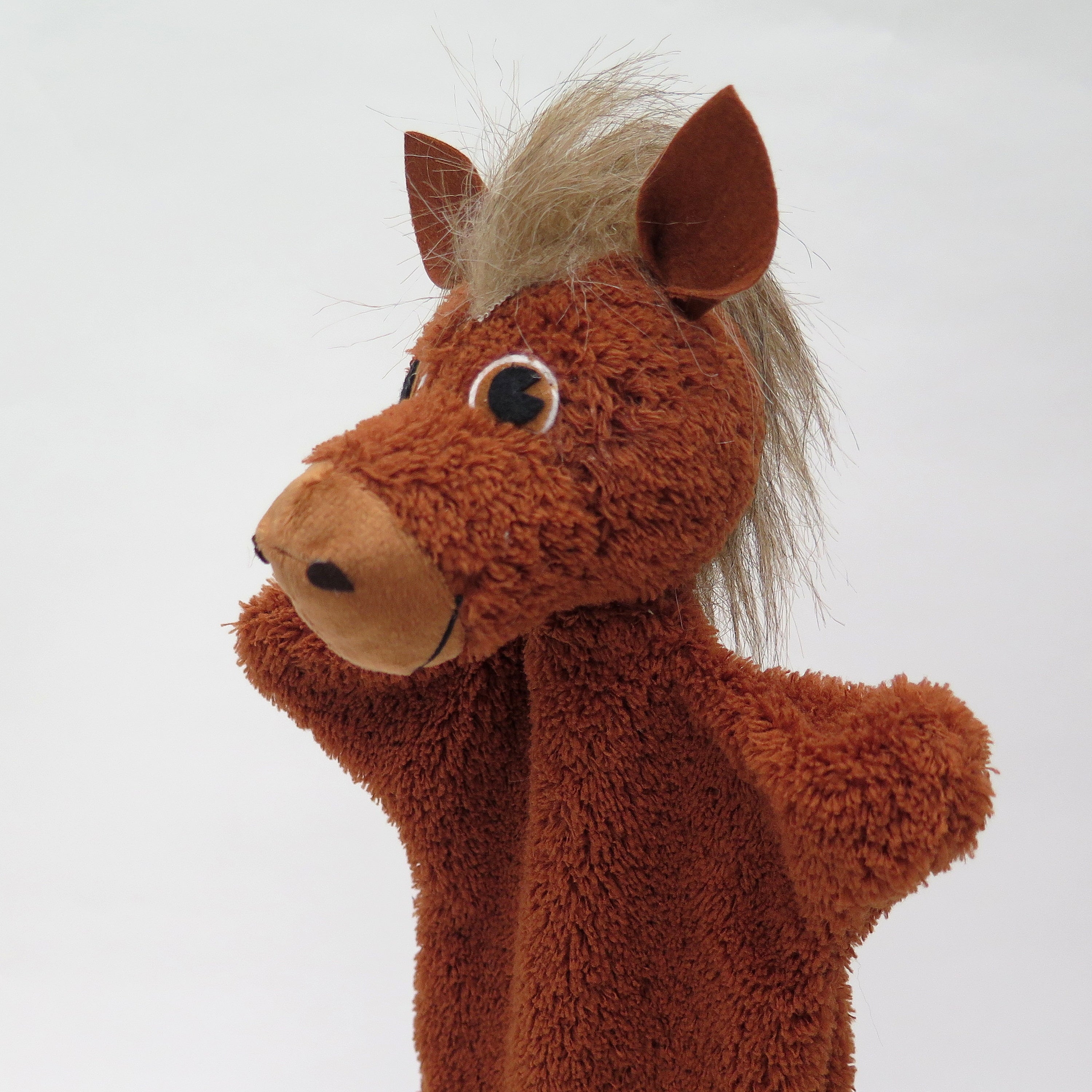 Handpuppe Pferd 30 cm, 24628A