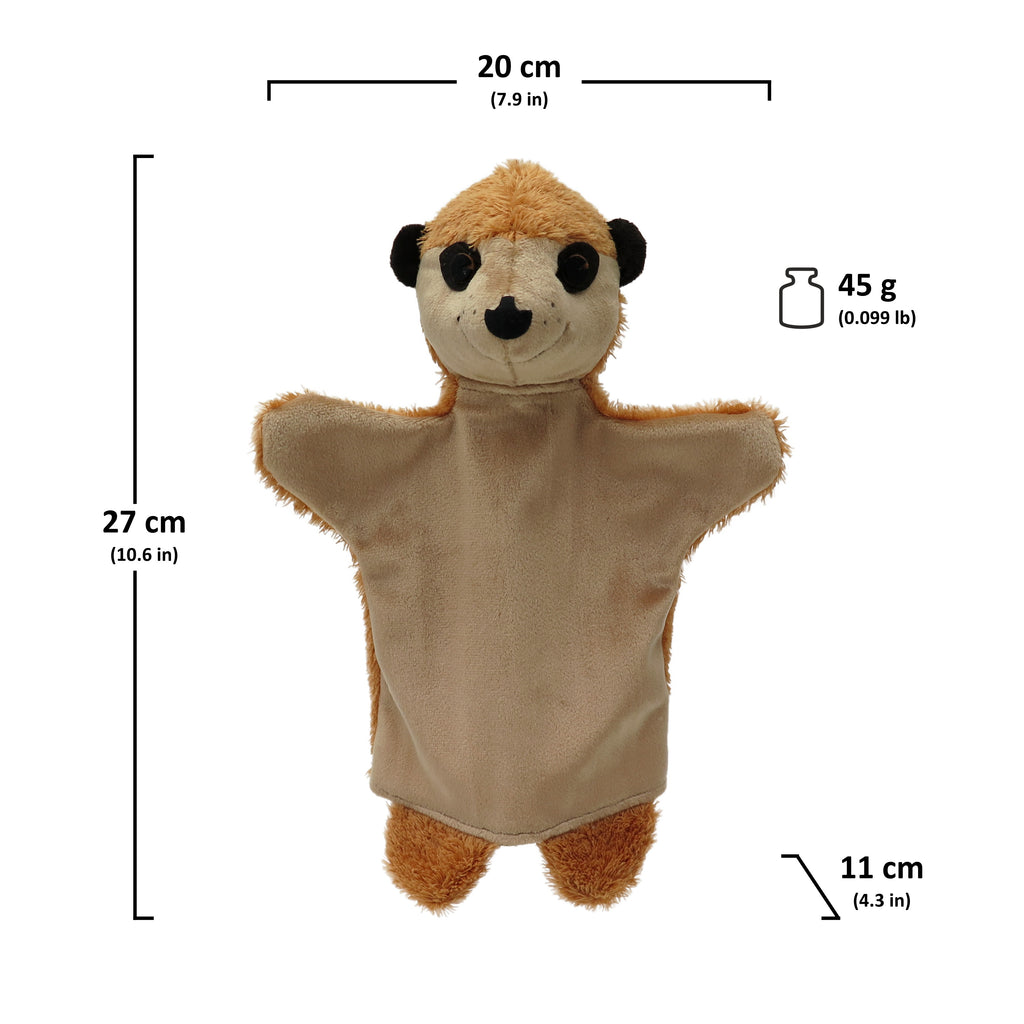 Handpuppe Surikata 27 cm, 24629A