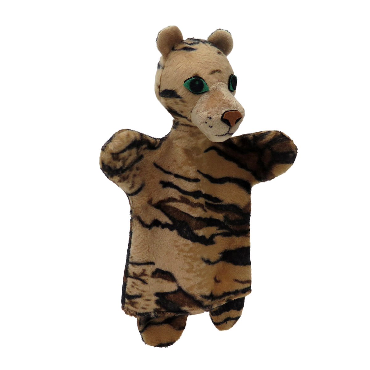 Hand Puppet Tiger 27 cm, Brown