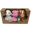 Set of Hand Puppets Farm 18,5 cm, Multicolour Set of Hand Puppets - Pintado & Lacado