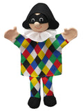 Hand Puppet Harlequin 22 cm, Multicolour