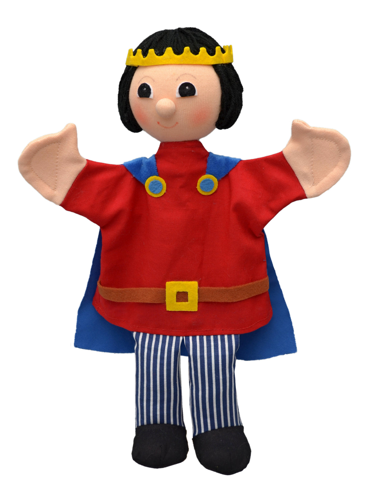 Hand Puppet Prince 30 cm, Multicolour Hand Puppet - Pintado & Lacado