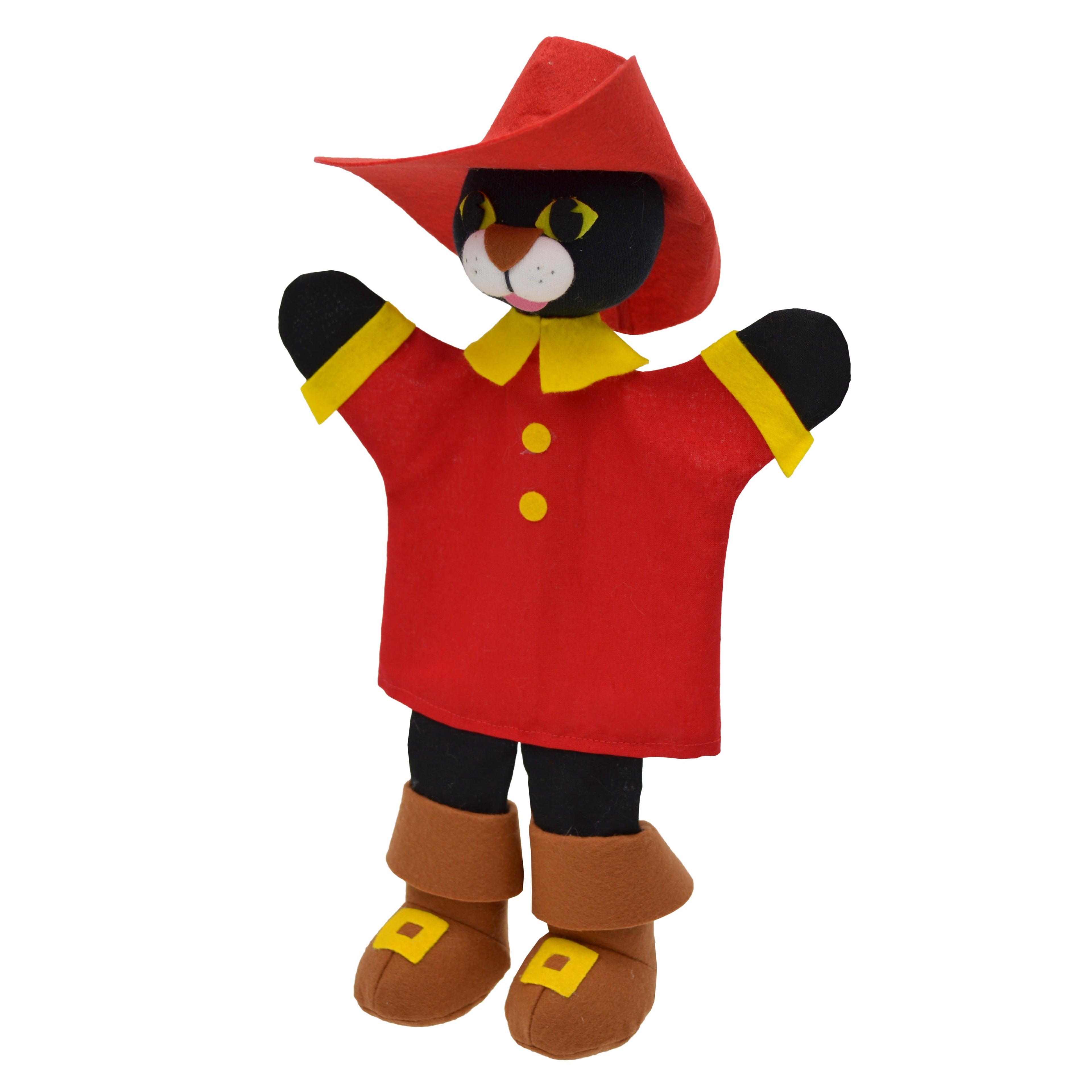 Handpuppe Der Gestiefelte Kater 34 cm, 26412A