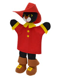 Hand Puppet Puss in Boots 34 cm, Multicolour Hand Puppet - Pintado & Lacado
