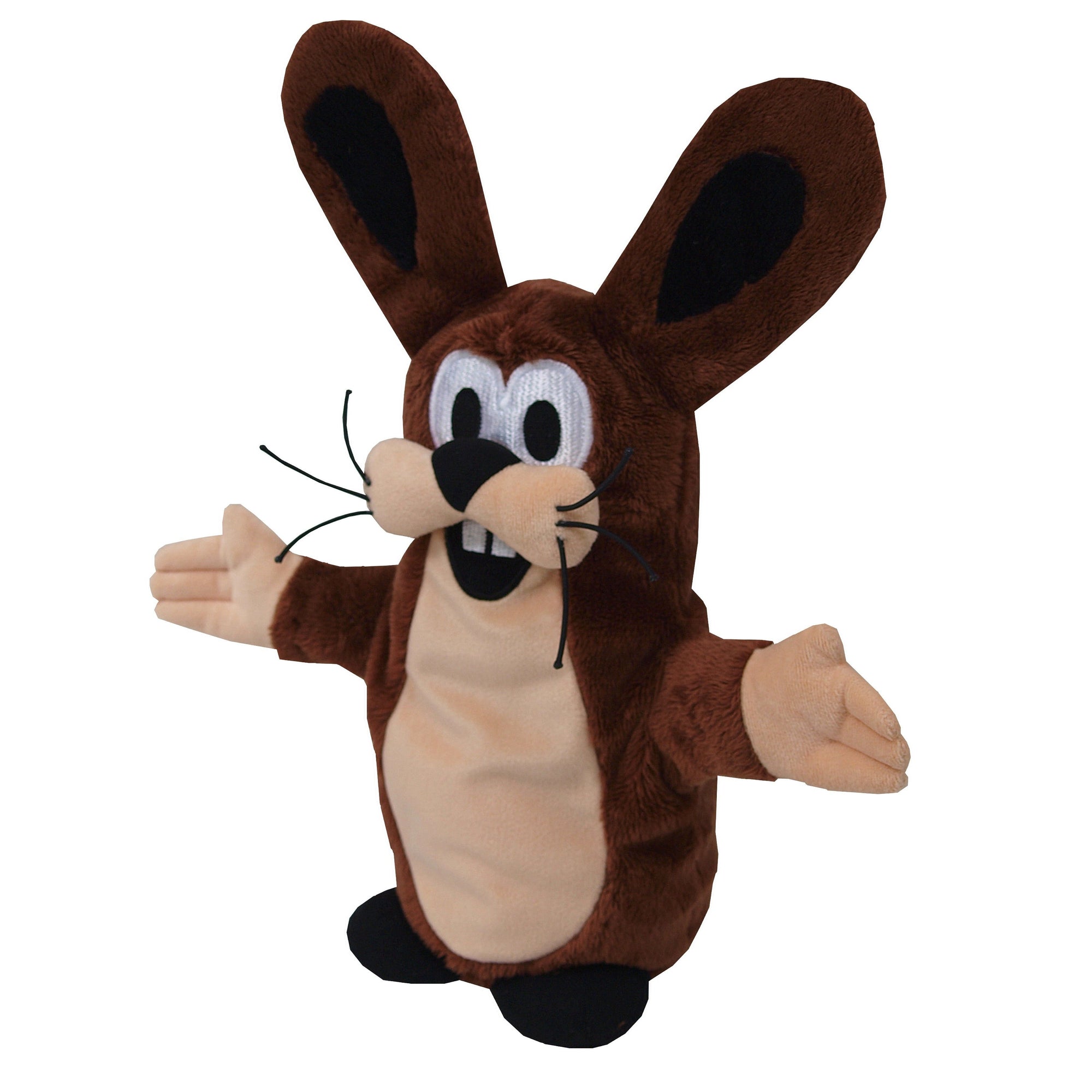 Maňásek na ruku Zajíc 37 cm